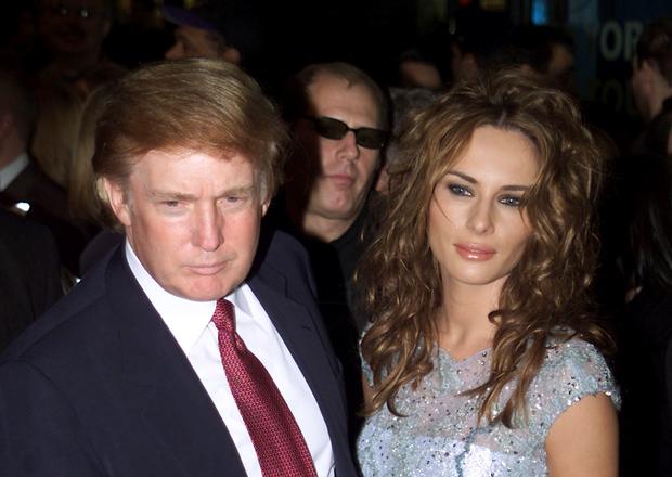 Donald Trump and Melania Knauss at the Aida opening in New York City, NY on March 23, 2000  Photo by Scott Gries/Getty Images